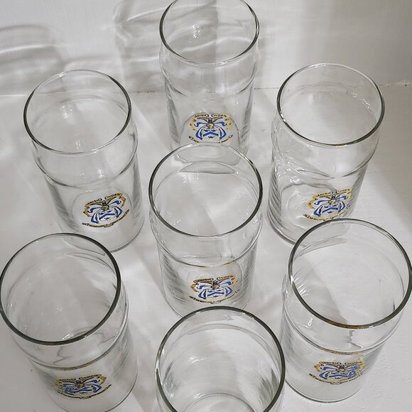 Vintage U.S. Army Fort Leavenworth KS Drinking Glasses. Set 7 - Picture 6 of 10